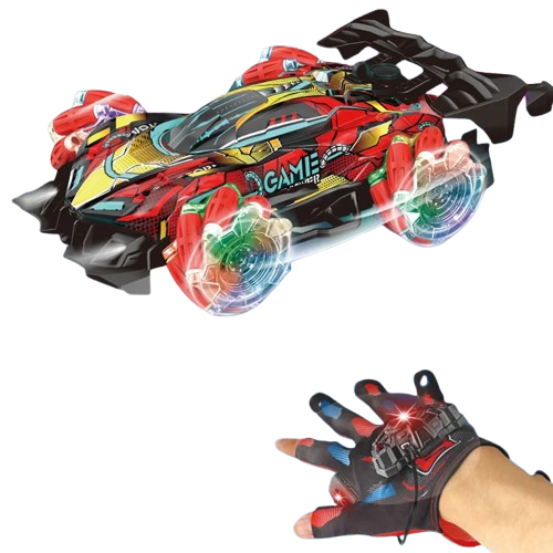 CARRO CON GUANTE INTELIGENTE