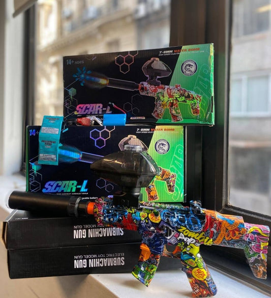 PISTOLA LANZA BALINES DE HIDROGEL